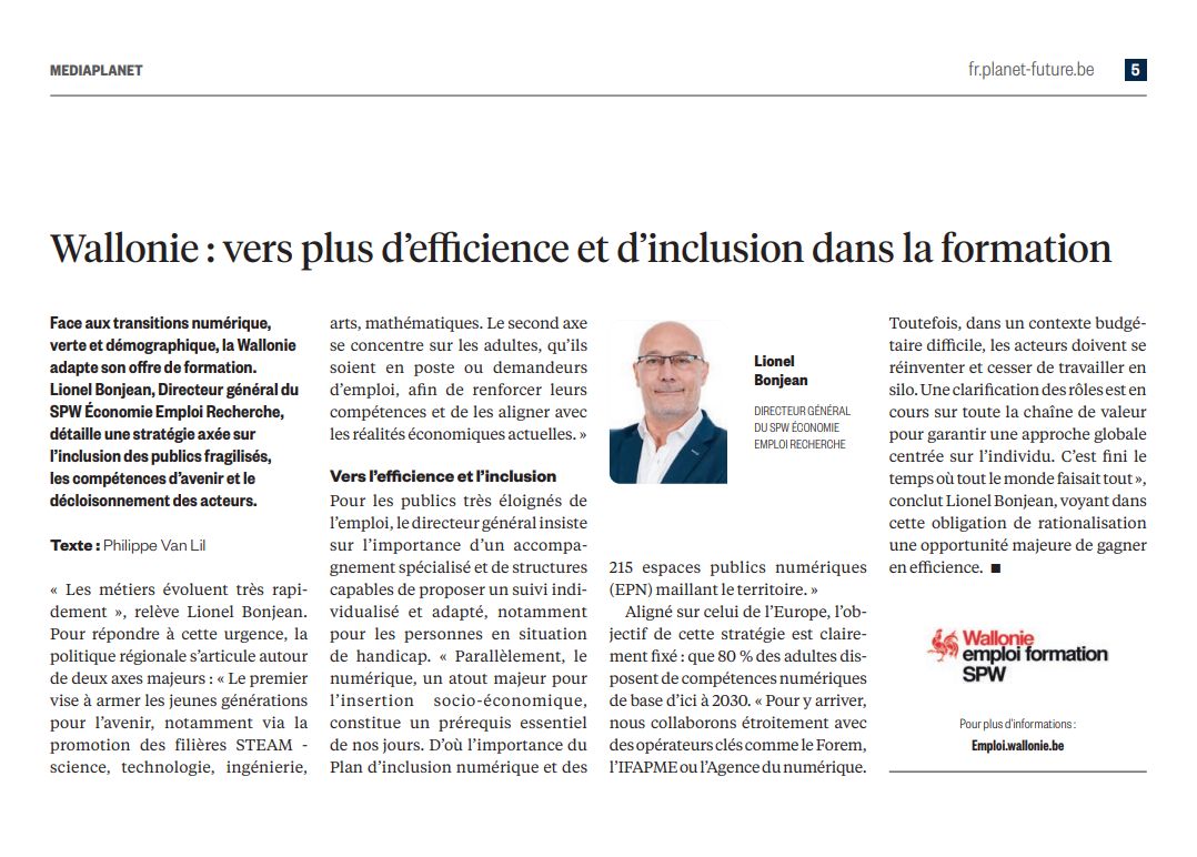 Formation continue en Wallonie : les EPN, acteurs clés de l’inclusion numérique