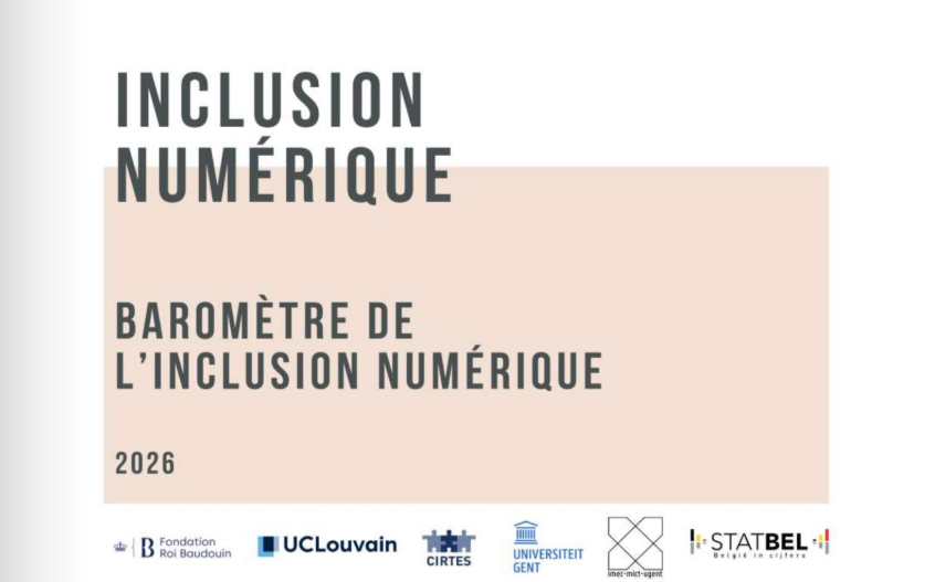 Baromètre de l’inclusion numérique 2026 de la Fondation Roi Baudouin : les inégalités persistent malgré une société toujours plus connectée