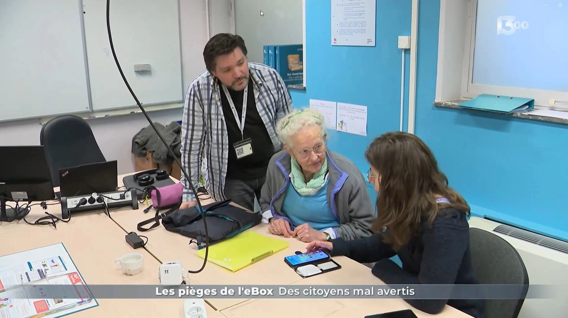 Ill. Interface 3 Namur au JT de la RTBF : les EPN en première ligne face aux enjeux de l’eBox